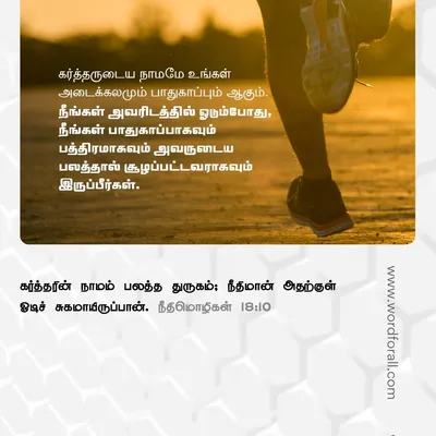 வாழ்க்கை உங்களை எங்கு அழைத்துச் சென்றாலும், கடவுளின் நன்மையும் கருணையும் உங்களுக்குப் பின்னால் இருக்கிறது. நீங்கள் ஒருபோதும் தனியாக இல்லை. அவருடைய முன்னிலையில் நீங்கள் எப்போதும் பாதுகாப்பாக இருக்கிறீர்கள்.