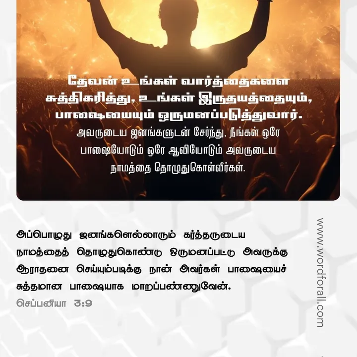 உங்கள் முயற்சிகளை பலனளிப்பவர் கடவுள்தான். அவரை நம்புங்கள், நம்பிக்கையுடன் எழுந்து நில்லுங்கள், அவர் உங்கள் இதயத்தில் விதைத்ததை உருவாக்குங்கள்.