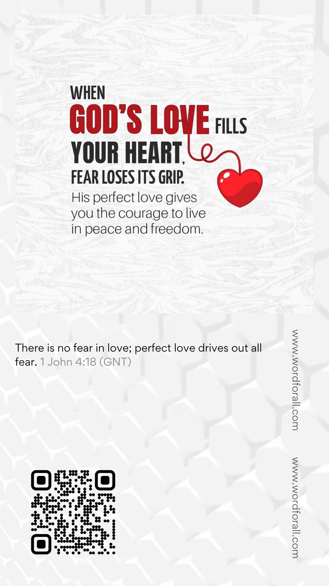 God is watching over you with kindness and care. His face shines on you with grace, and His peace surrounds you wherever you go.