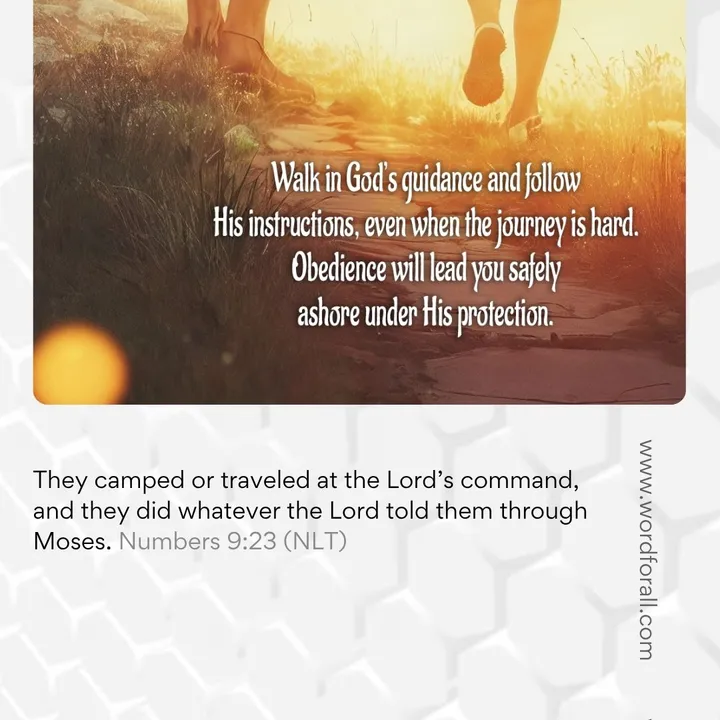 God goes before you, walks beside you, and will never let you down. Take heart. You are never walking alone.