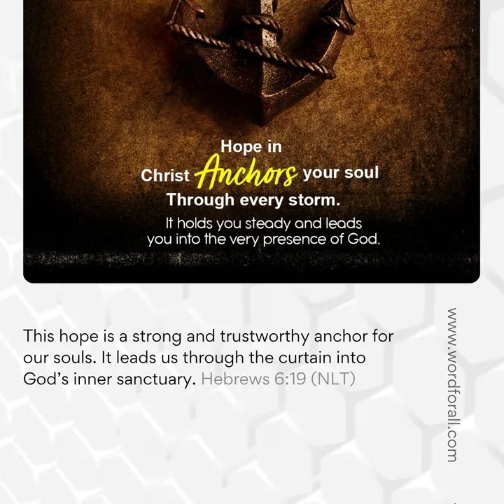 The Lord is your safe place in every storm. He knows you. He sees you. And He will hold you steady when trouble comes.