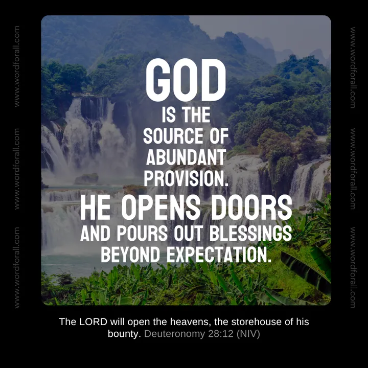 Seek God with all your heart, and you will find His goodness in your life.