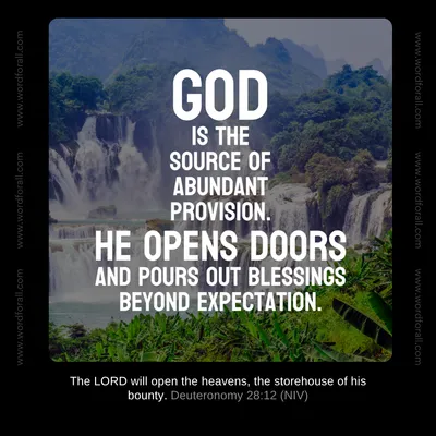 Seek God with all your heart, and you will find His goodness in your life.