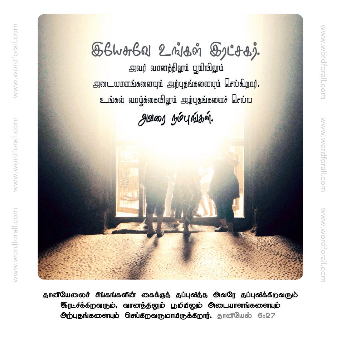 இயேசுவே உங்கள் இரட்சகர்