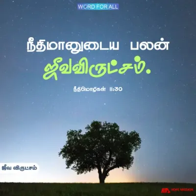 நீங்கள் ஜீவவிருட்சமாய் இருக்க வேண்டும்.