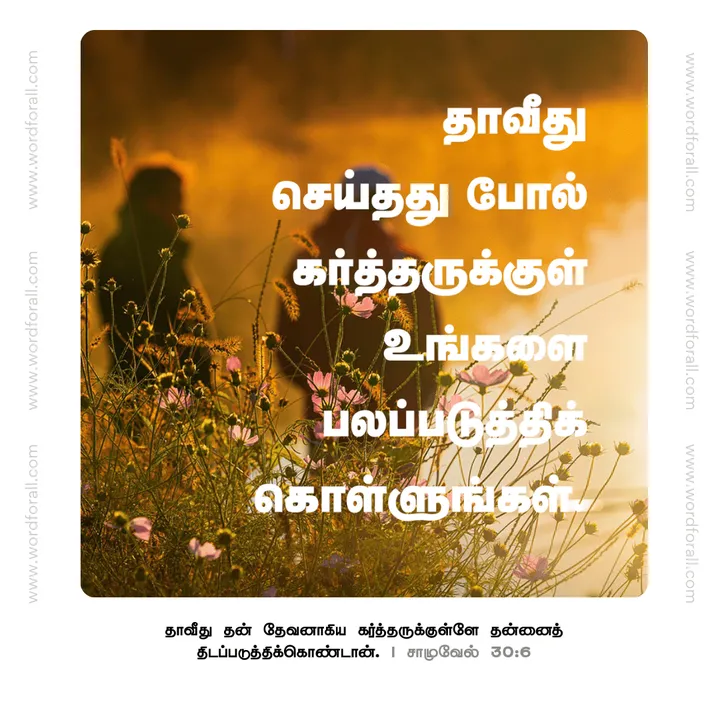 தாவீது செய்தது போல் கர்த்தருக்குள் உங்களை பலப்படுத்திக் கொள்ளுங்கள்