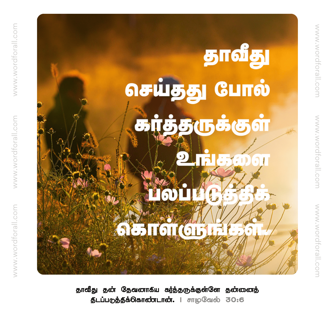 தாவீது செய்தது போல் கர்த்தருக்குள் உங்களை பலப்படுத்திக் கொள்ளுங்கள்