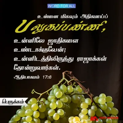 தேவன் உங்களை மிகவும் பலுகப்பண்ணுவார்