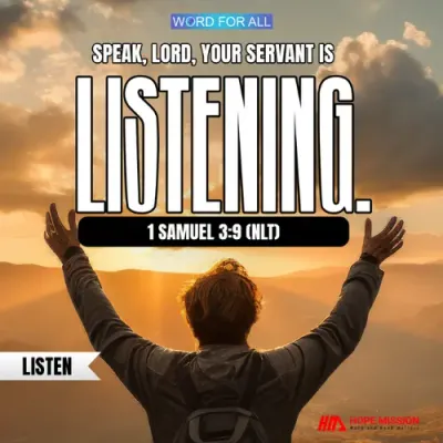 ARE YOU LISTENING?