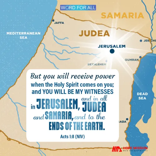 YOU WILL RECEIVE POWER WHEN THE HOLY SPIRIT COMES ON YOU.