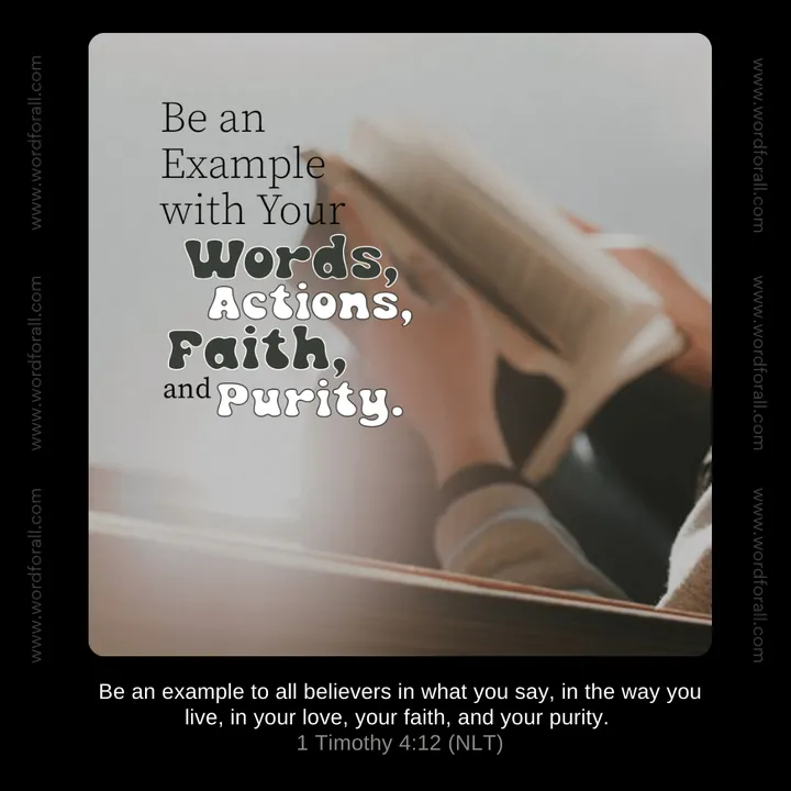 Be an Example