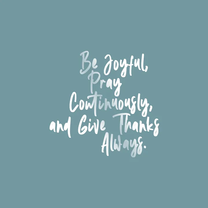 Be Joyful