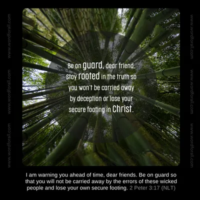 Be on guard