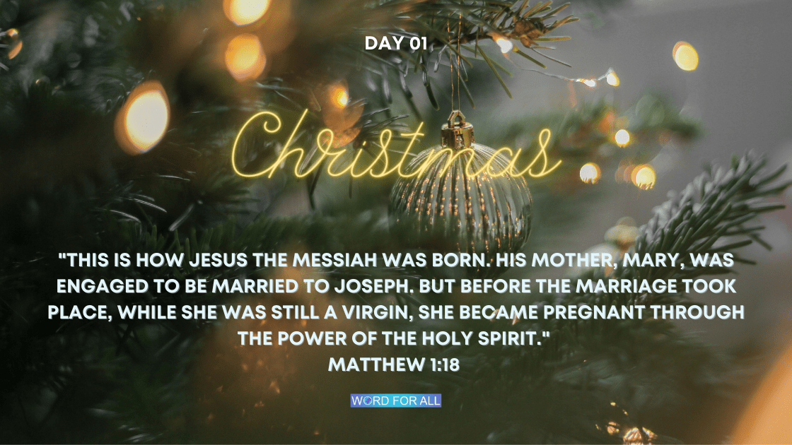 ? CHRISTMAS ? Devotional - Day 01