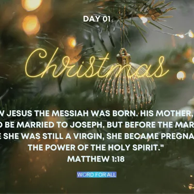 ? CHRISTMAS ? Devotional - Day 01