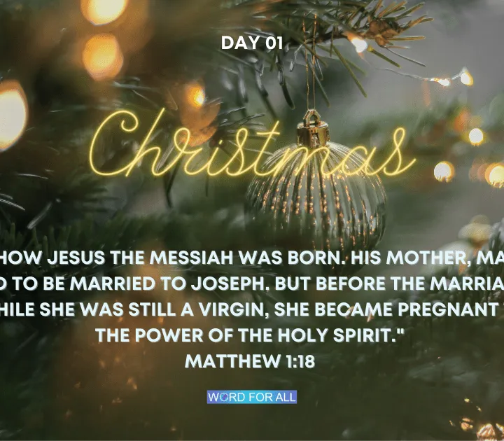 ? CHRISTMAS ? Devotional - Day 01