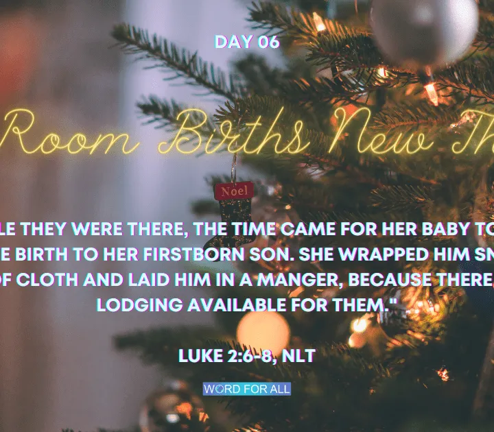 ? CHRISTMAS ? Devotional - Day 06
