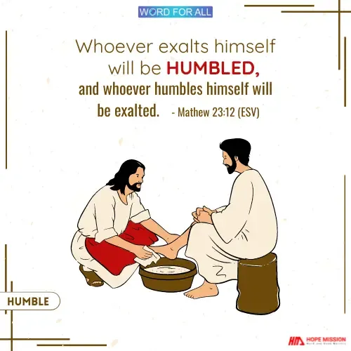 DO NOT EXALT YOURSELF.