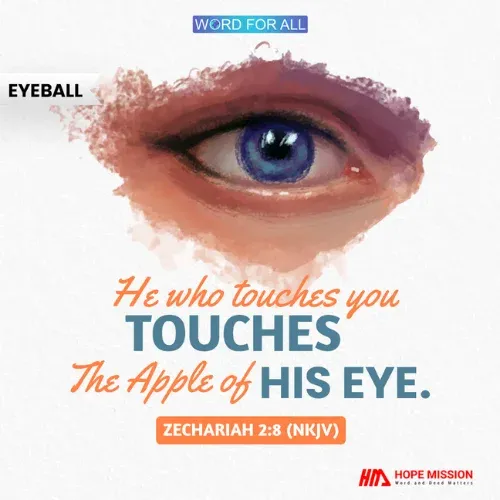 DO NOT PANIC. ANYONE WHO TOUCHES YOU TOUCHES GOD'S EYE.