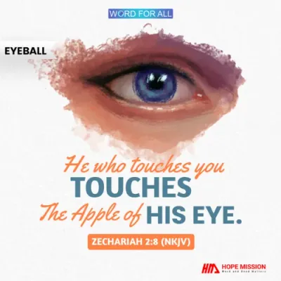 DO NOT PANIC. ANYONE WHO TOUCHES YOU TOUCHES GOD'S EYE.