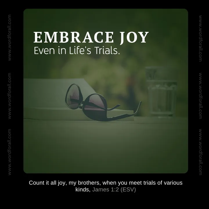 Embrace Joy Even in Life's Trials