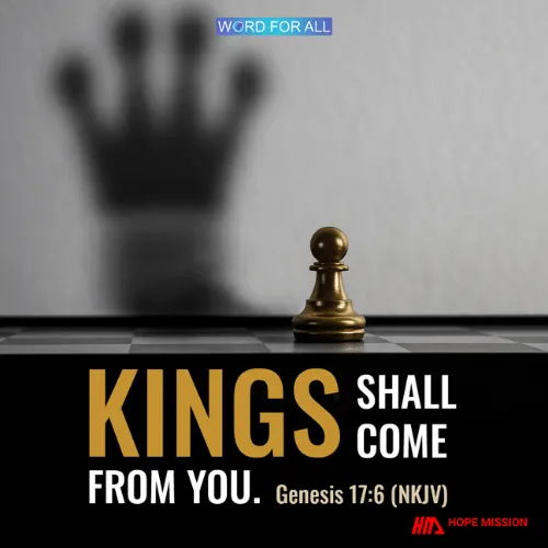 KINGS SHALL COME FROM YOU.
