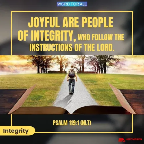 FOLLOW THE INSTRUCTIONS OF THE LORD TO BE JOYFUL