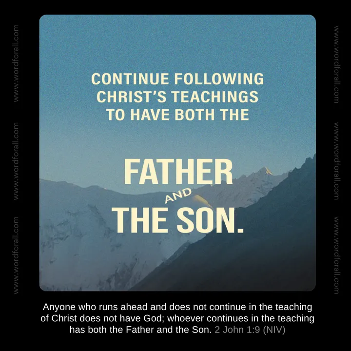 Following Christ's Teachings