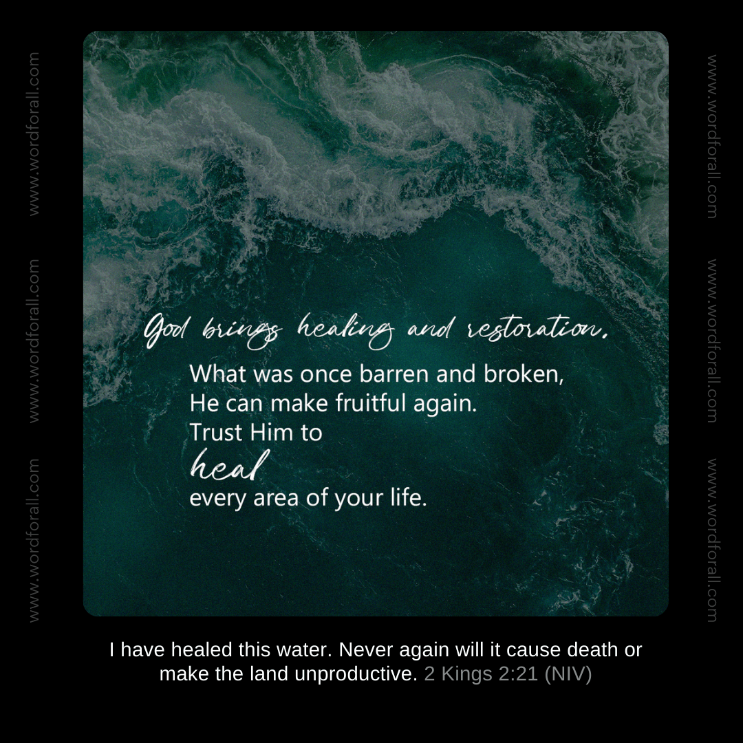 God brings healing and restoration