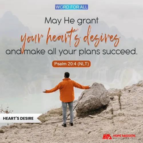MAY GOD GRANT YOUR HEART'S DESIRES