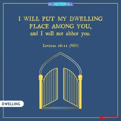 GOD WILL DWELL AMONG YOU, AND HE WILL NOT DESPISE YOU.