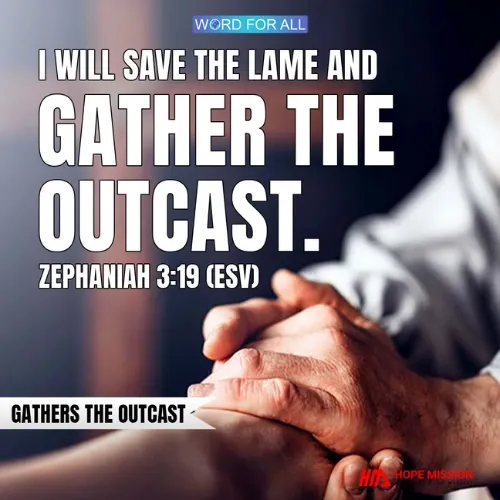 GOD WILL GATHER THE OUTCASTS