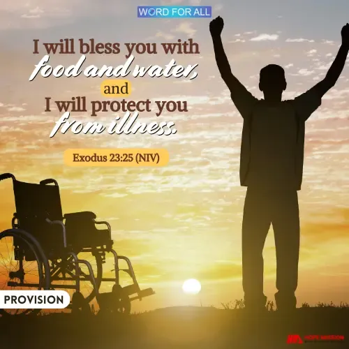 GOD WILL PROVIDE AND PROTECT YOU.