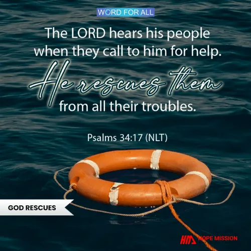 GOD WILL RESCUE YOU FROM ALL YOUR TROUBLES