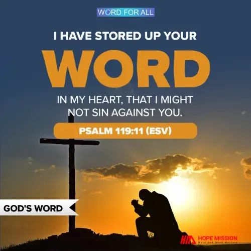 GOD'S WORD CAN HELP YOU STAY AWAY FROM SIN