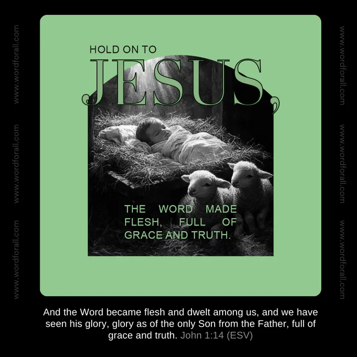 Hold On To Jesus