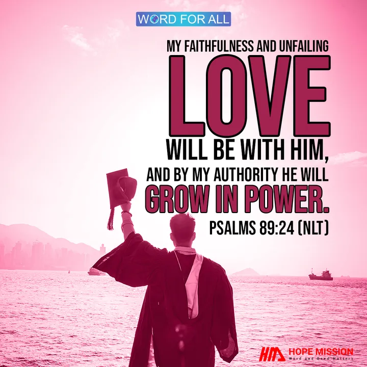 BY GOD'S AUTHORITY YOU WILL GROW IN POWER.