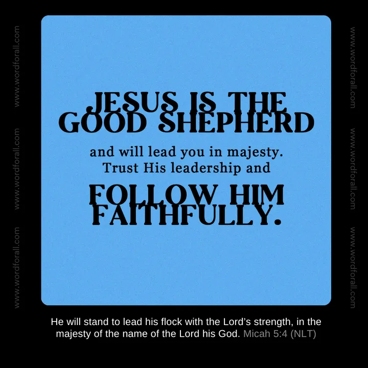 Jesus is the Good Shepherd
