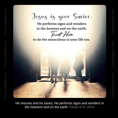 Jesus is your Savior