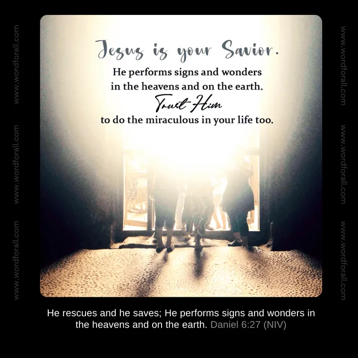 Jesus is your Savior
