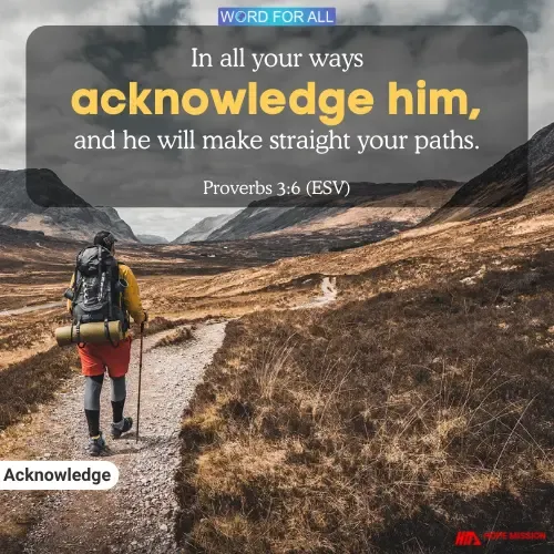 JESUS WILL STRAIGHTEN YOUR PATHS.