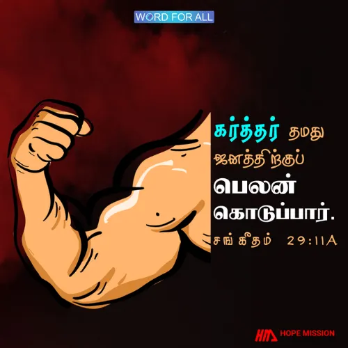கர்த்தர் தமது ஜனத்திற்குப் பெலன்கொடுப்பார்.