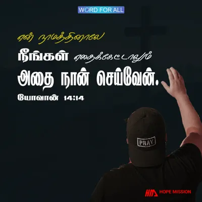 அவருடைய நாமத்தில் நீங்கள் எதைக் கேட்டாலும், அவர் அதைச் செய்வார்.