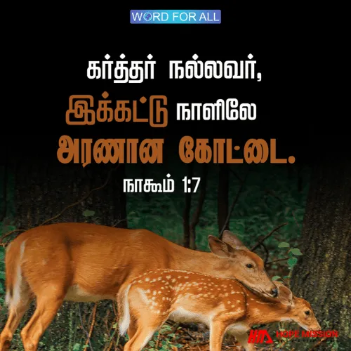 கர்த்தர் நல்லவர், இக்கட்டு நாளிலே அரணான கோட்டை.