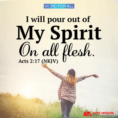 I WILL POUR OUT OF MY SPIRIT ON ALL FLESH.
