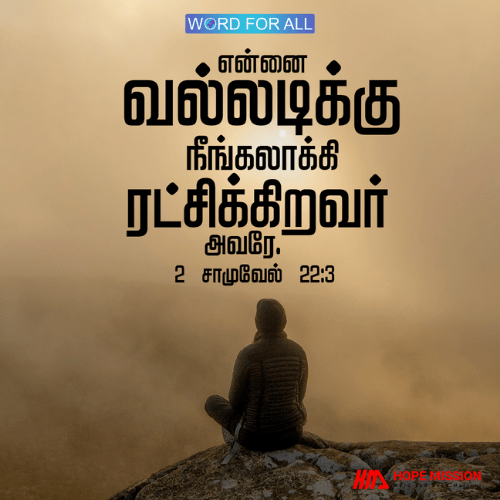 என்னை வல்லடிக்கு நீங்கலாக்கி ரட்சிக்கிறவர்.