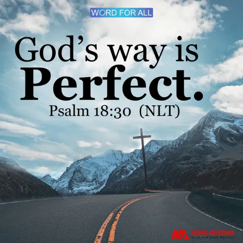 GOD'S WAY IS PERFECT.