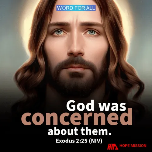 GOD IS CONCERNED ABOUT YOU.