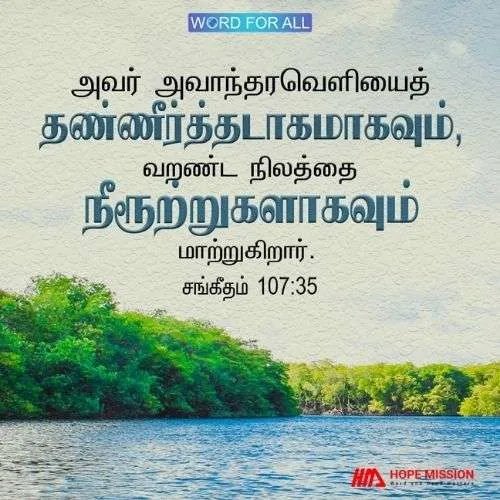 HE TURNS A DESERT INTO POOLS OF WATER, A PARCHED LAND INTO SPRINGS OF WATER.