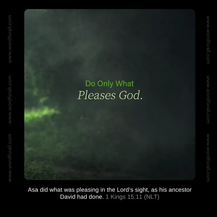 Pleases God